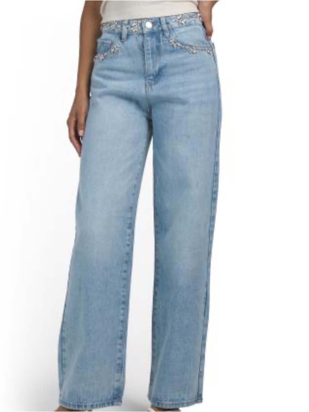 BLANK NYC embellished jeans